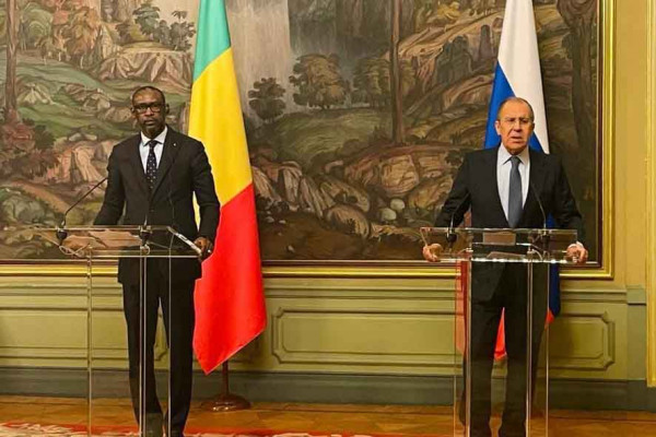 Communiqué de presse à l'occasion de  la visite d'amitié et de travail de Son Excellence Monsieur Abdoulaye DIOP,  Ministre des Affaires étrangères et de la coopération internationale à Moscou